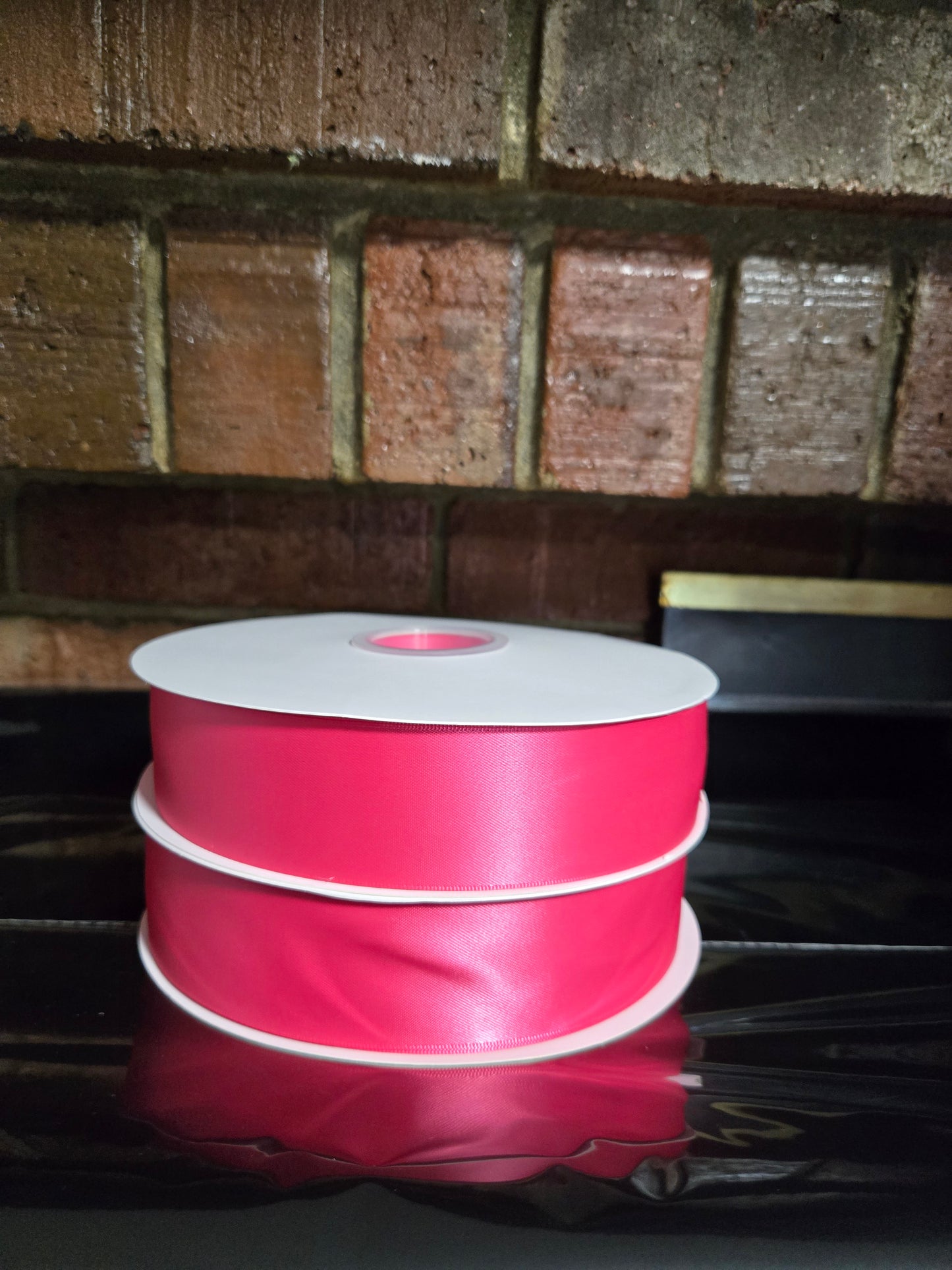 Listón satinado 1.5 pulgadas doble cara 100 yardas