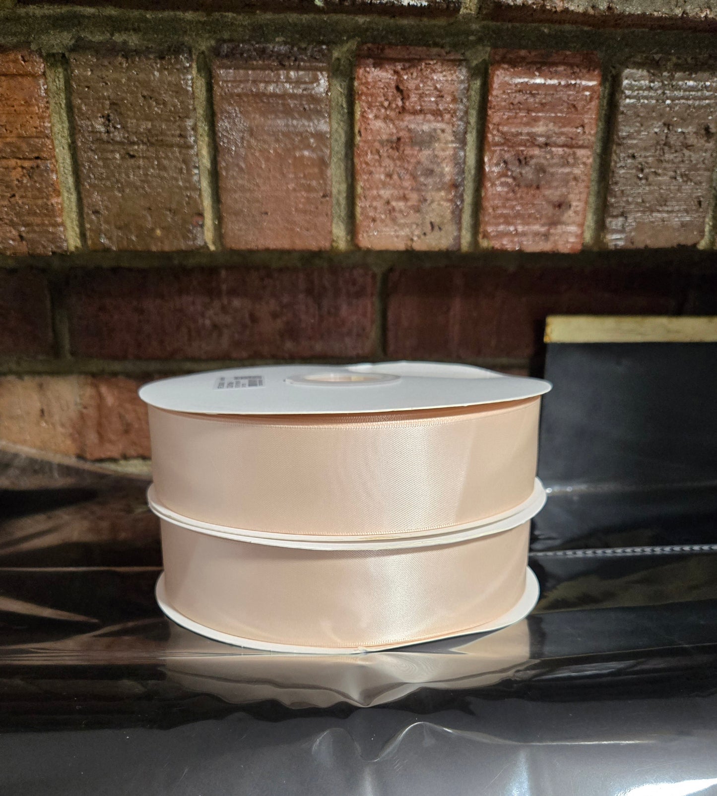 Listón satinado 1.5 pulgadas doble cara 100 yardas